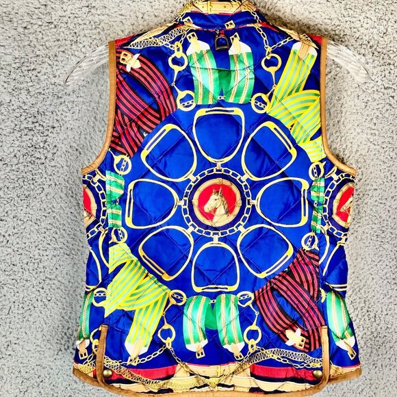 Ralph LaurenEquestrian Vest Jacket Polo RRL Rodeo Horse Kids Large 12-14 - Picture 2 of 6